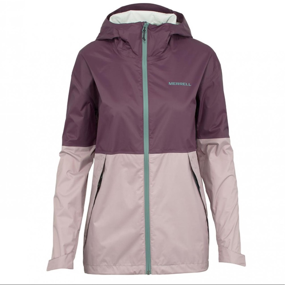 Merrell Fallon Rain Jacket Coat Size XS Purple